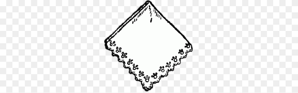 White Handkerchief Drawing Free Png Download