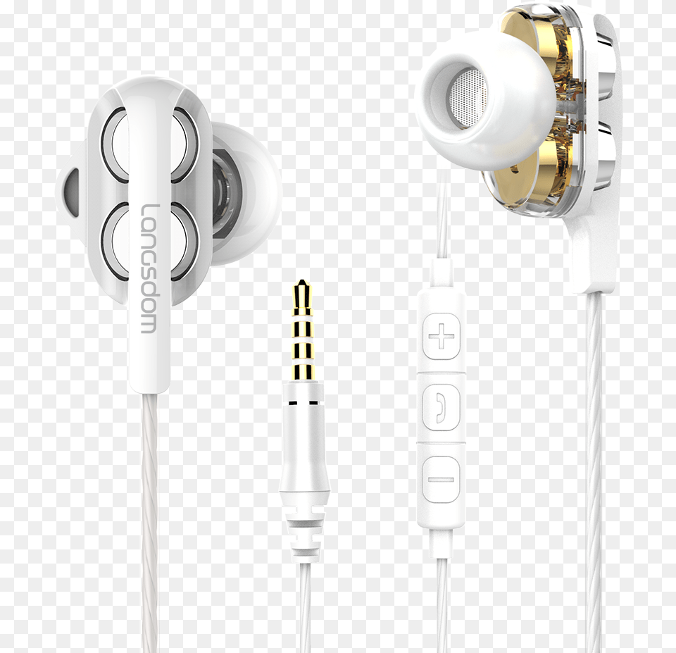 White Headphones, Electronics, Adapter Free Png