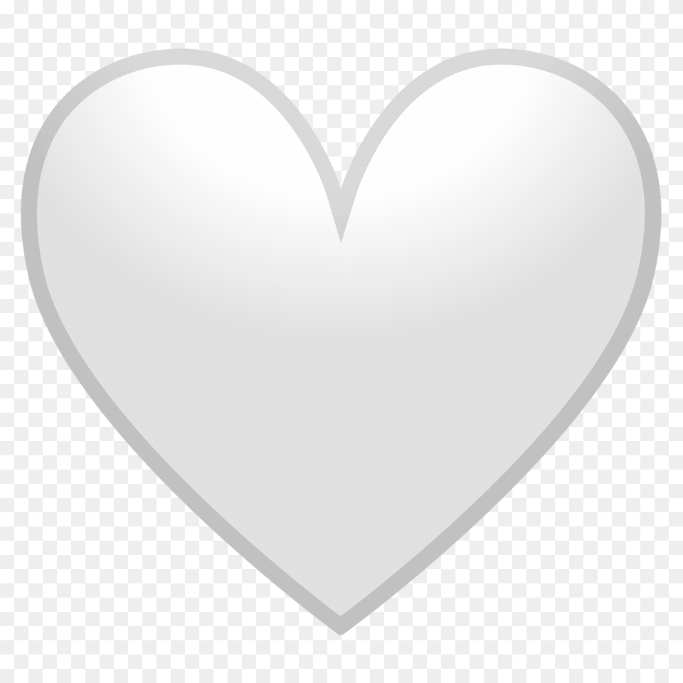 White Heart Emoji Clipart Png