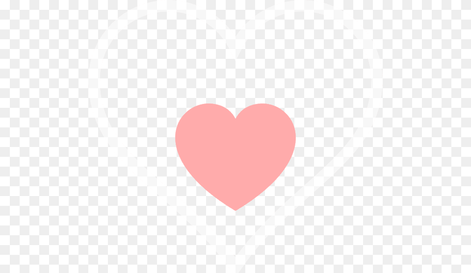 White Heart Outline Free Png Download
