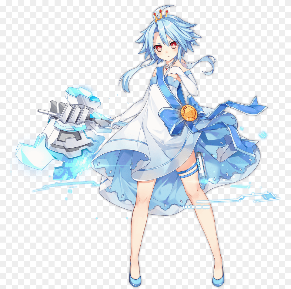 White Heart Rocking That Beauty Pageant Blanc White Heart Neptunia, Book, Publication, Comics, Adult Png Image