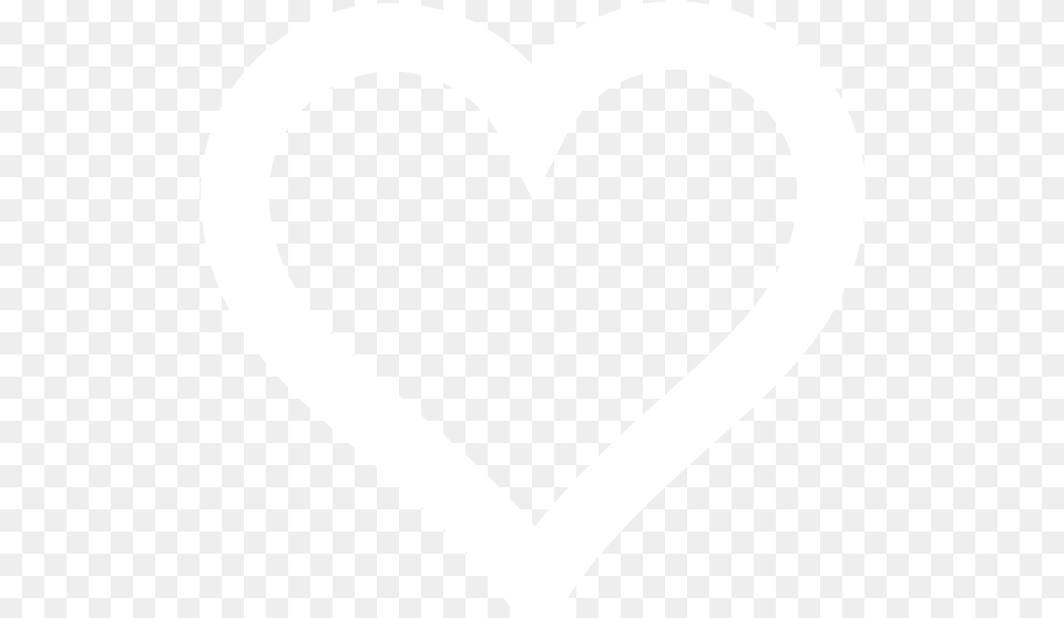 White Heart Shape Heart Shape Thick Outline Heart Shape Thick Outline, Stencil Free Png