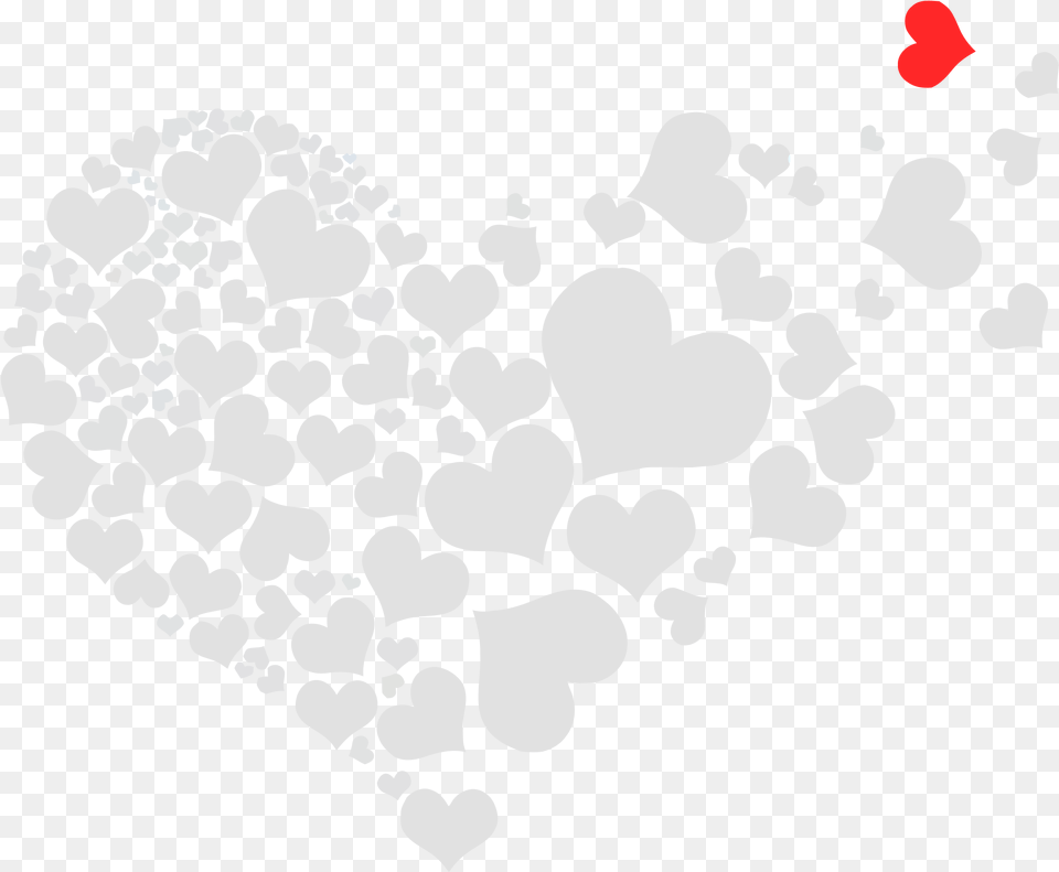 White Heart Transparent Background Heart Background Vector Free Png Download