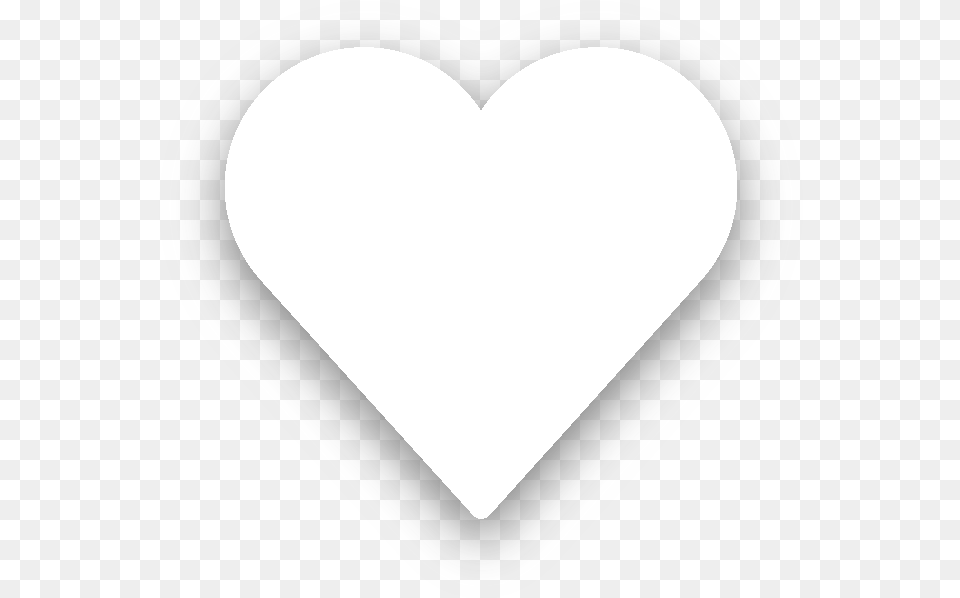 White Heart Vector Png Image