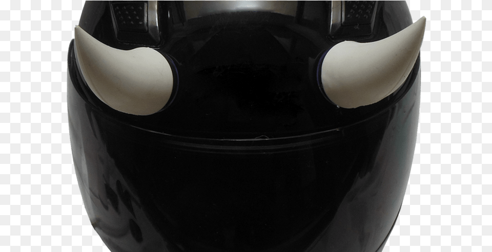 White Helmet Devil Horns Us499 Devil, Crash Helmet, Can, Tin Free Png Download