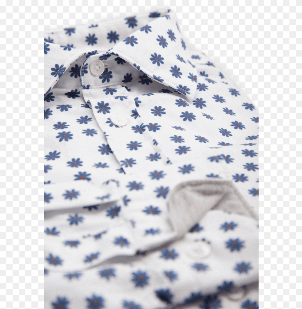 White Herringbone Floral Print White Herringbone Floral Pattern, Clothing, Shirt, Dress Shirt, Baby Free Png