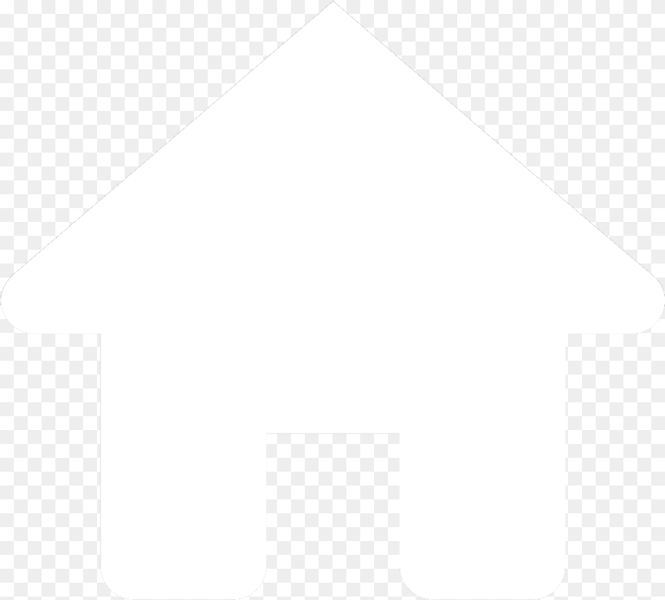 White Home Icon White Home Logo Transparent, Triangle, Person Free Png