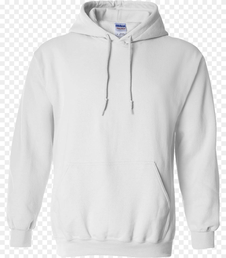 White Hoodie Front, Clothing, Knitwear, Sweater, Sweatshirt Png Image