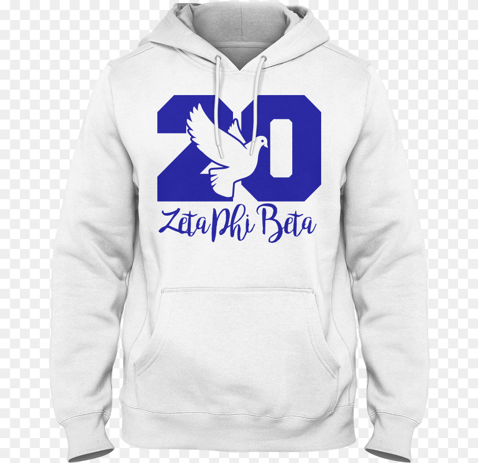 White Hoodie With Blue Letters, Clothing, Knitwear, Sweater, Sweatshirt Free Transparent Png