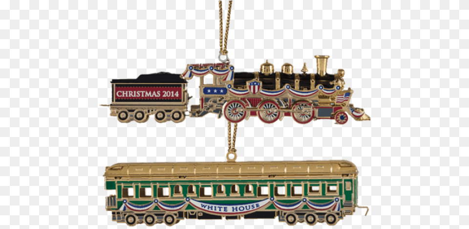 White House Christmas Ornament 2014, Railway, Train, Transportation, Vehicle Free Transparent Png