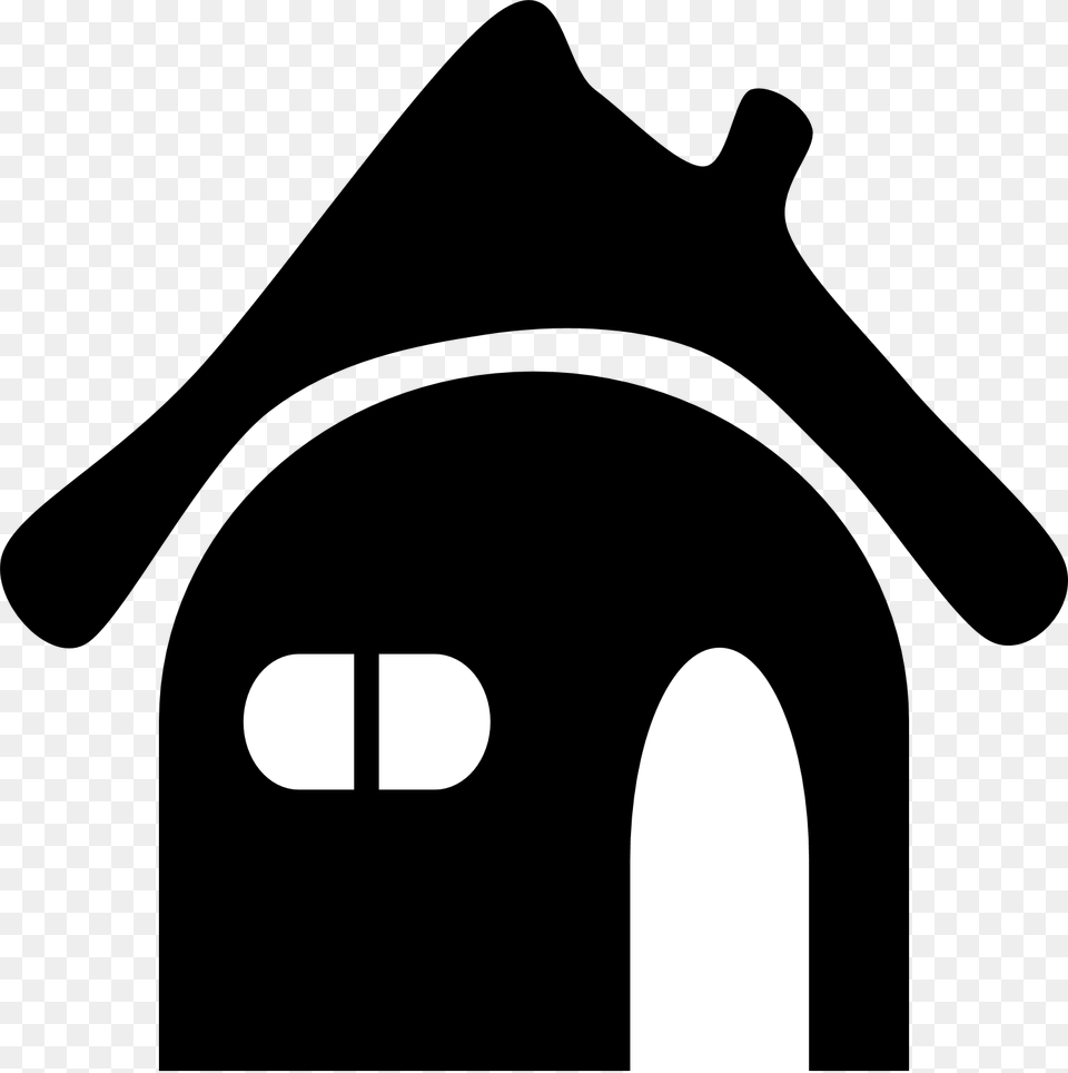 White House Clip Art Christmas House Black White Vector, Cutlery Png