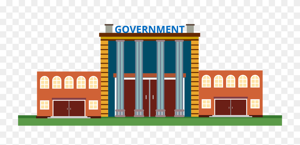 White House Government Building Clip Art, Architecture, Office Building, Door, School Free Png Download