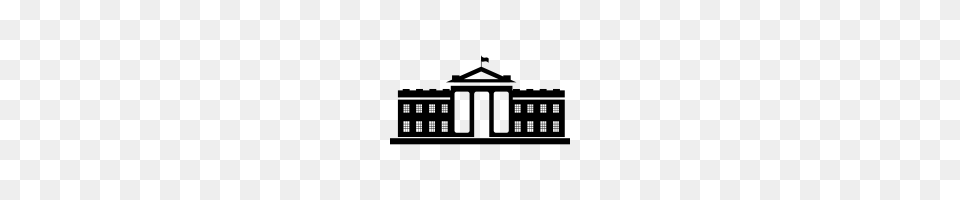 White House Icons Noun Project, Gray Free Png Download