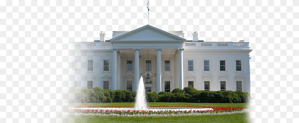 White House President Of The United White House, Architecture, Building, Grass, Plant Png Image