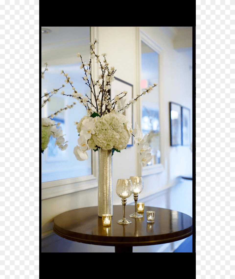 White Hydrangea Amp White Phalaenopsis Orchids, Flower, Flower Arrangement, Flower Bouquet, Furniture Free Transparent Png