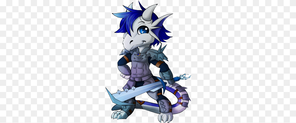 White Ice Dragonfurvilla Commission Cartoon, Book, Comics, Publication, Baby Png Image