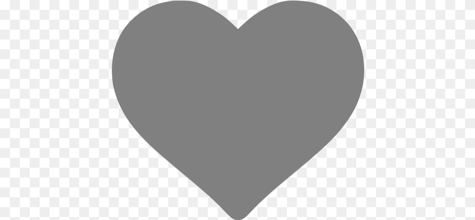 White Instagram Heart Icon Transparent Grey Heart Png