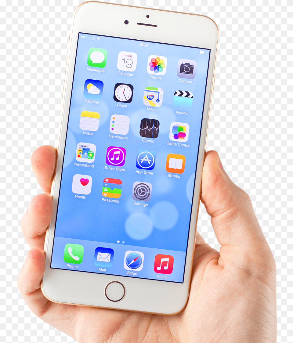 White Iphone 6 Image Iphone, Electronics, Mobile Phone, Phone Free Transparent Png