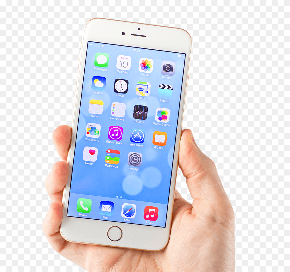 White Iphone 6 Iphone 6 In Hand, Electronics, Mobile Phone, Phone Free Png