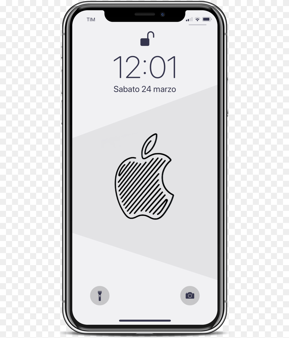 White Iphone X Border, Electronics, Mobile Phone, Phone Png Image