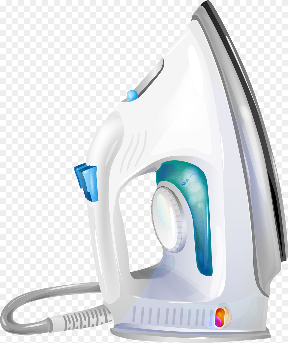 White Iron Clipart Iron, Appliance, Device, Electrical Device, Clothes Iron Free Transparent Png