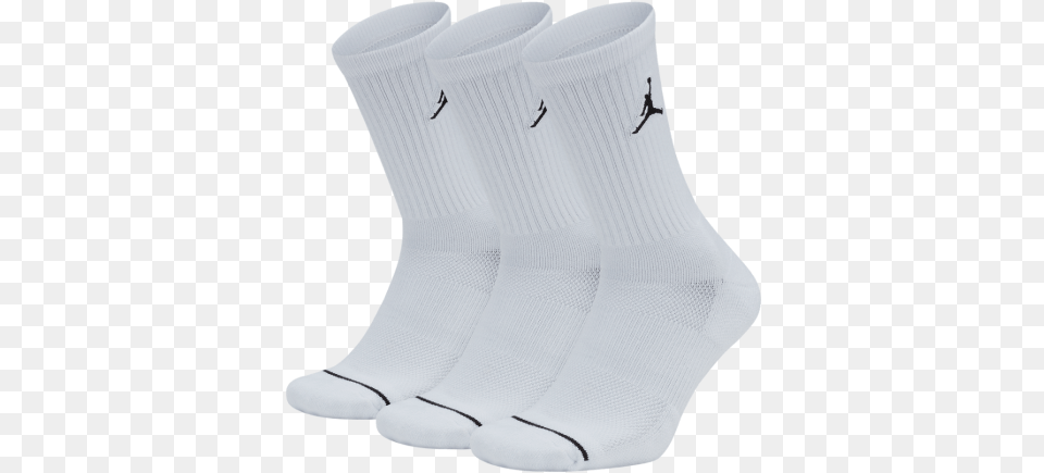 White Jordans Socks On Man, Clothing, Hosiery, Sock, Person Free Png