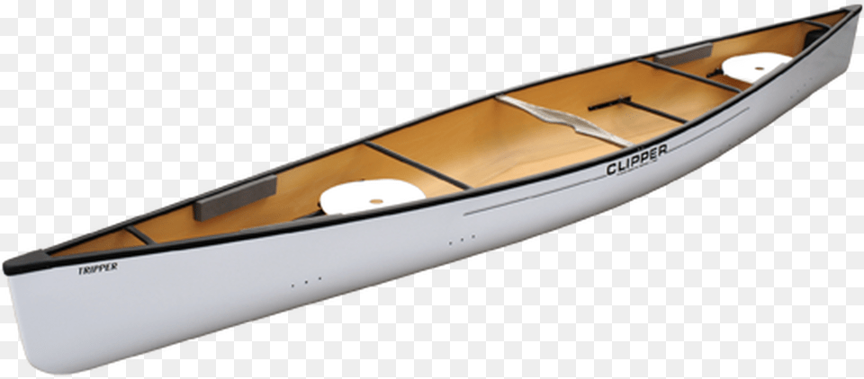 White Kevlar Tripper Clipper Tripper Canoe, Boat, Vehicle, Transportation, Rowboat Free Png