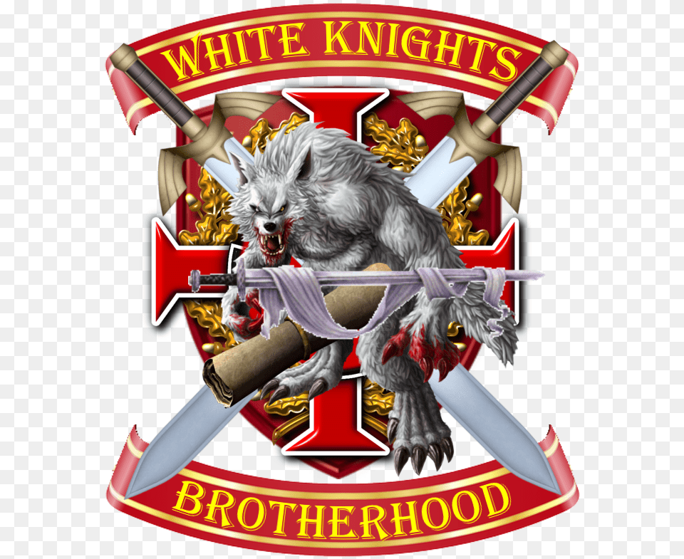 White Knight Brotherhood, Sword, Weapon, Book, Comics Png