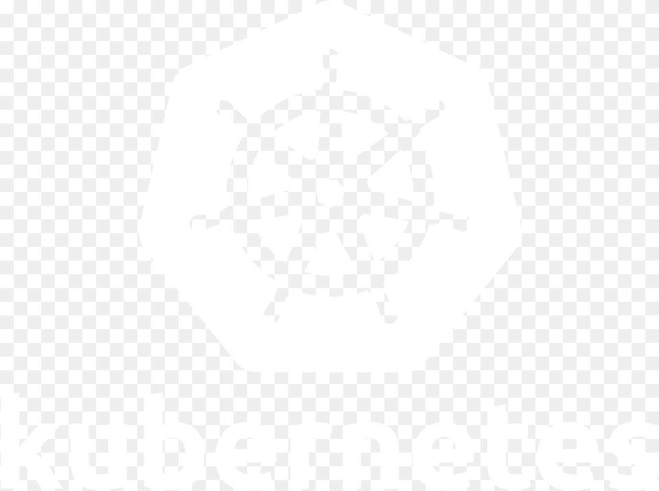 White Kubernetes Logo, Symbol, Machine, Wheel Free Transparent Png