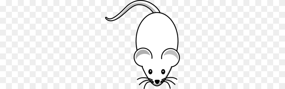 White Lab Mouse Clip Art, Stencil, Computer Hardware, Electronics, Hardware Png Image