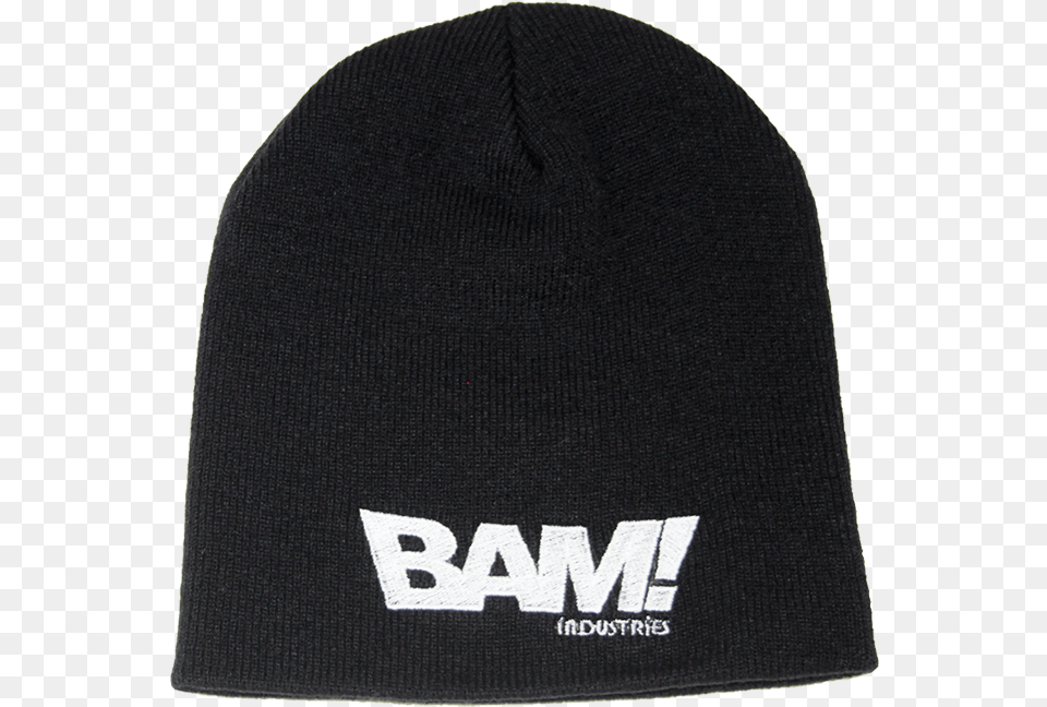 White Label Bam Industries Beanie, Cap, Clothing, Hat, Person Free Png Download