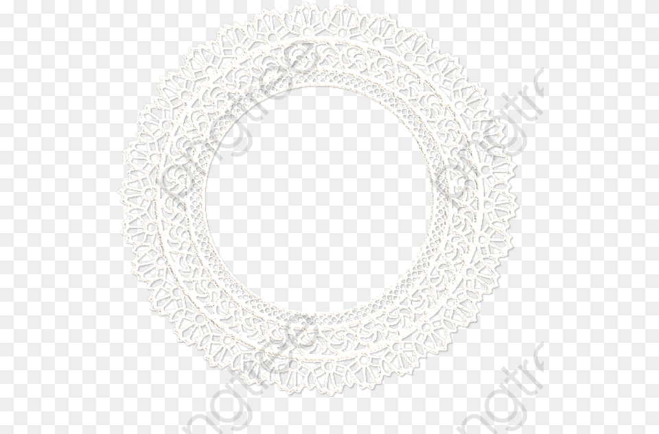 White Lace Circle Mesh Circle Clipart Printed Fabrics Png Image