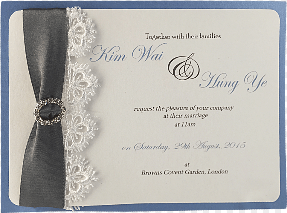 White Lace Trim Invitation Silver, Text, Diploma, Document Free Png