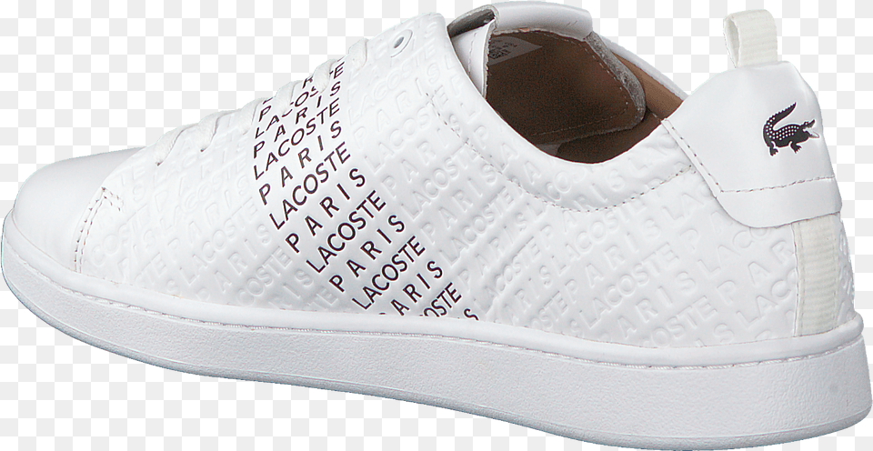 White Lacoste Sneakers Carnaby Evo 319 12 Slip On Shoe, Clothing, Footwear, Sneaker Png