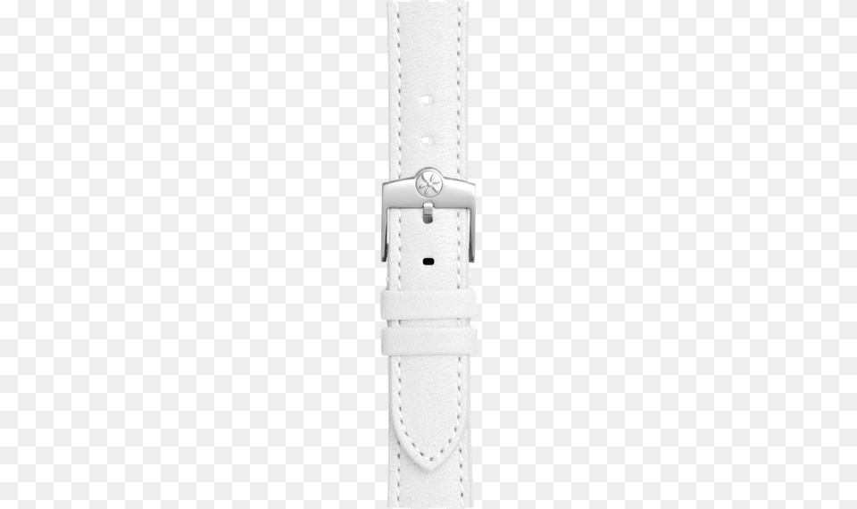 White Leather 16mm Strap, Accessories, Buckle, Belt Free Png Download