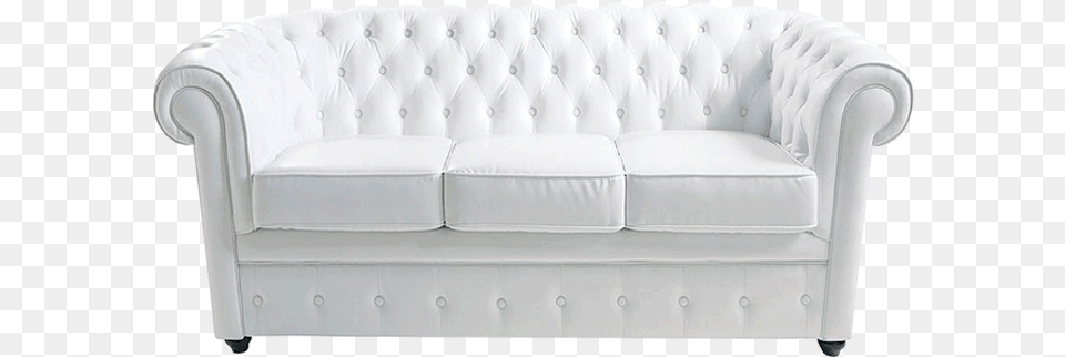 White Leather Sofa, Couch, Furniture, Chair Free Transparent Png