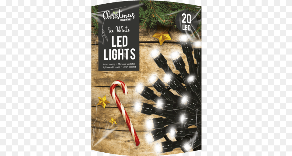 White Led Christmas String Lights 20 Leds With Pdq Christmas Lights, Field Hockey, Field Hockey Stick, Food, Hockey Free Png