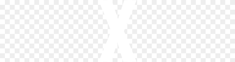 White Letter X Icon, Cutlery Free Png Download