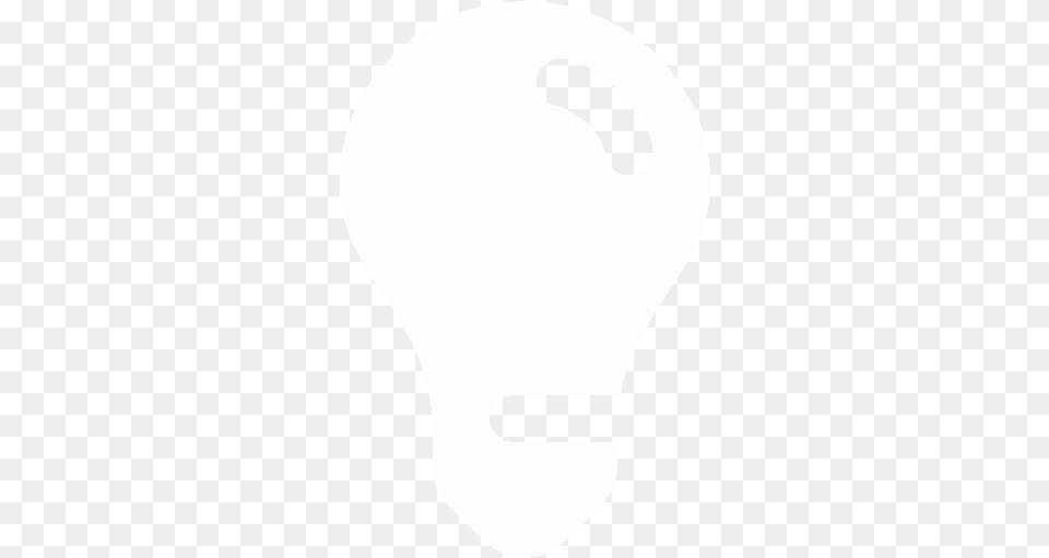 White Light Bulb 5 Icon White Light Bulb Icons Light Bulb Icon White, Lightbulb, Person Free Png Download