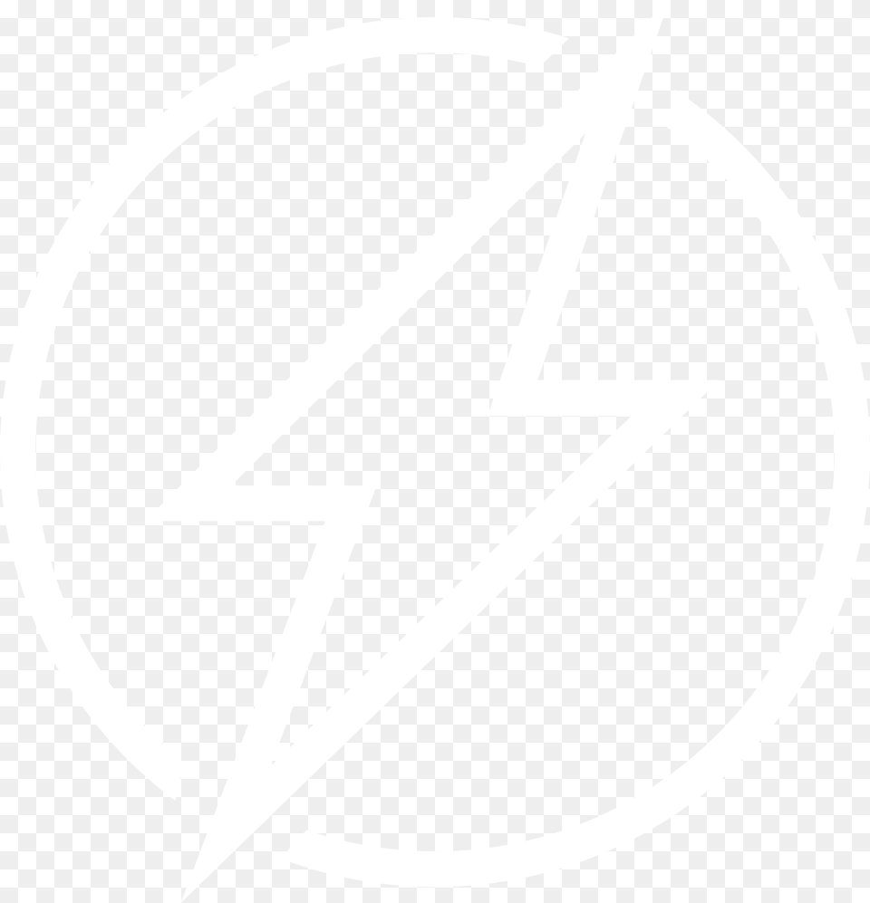 White Lightning Bolt Black And White Lightning Bolt, Star Symbol, Symbol, Weapon Png