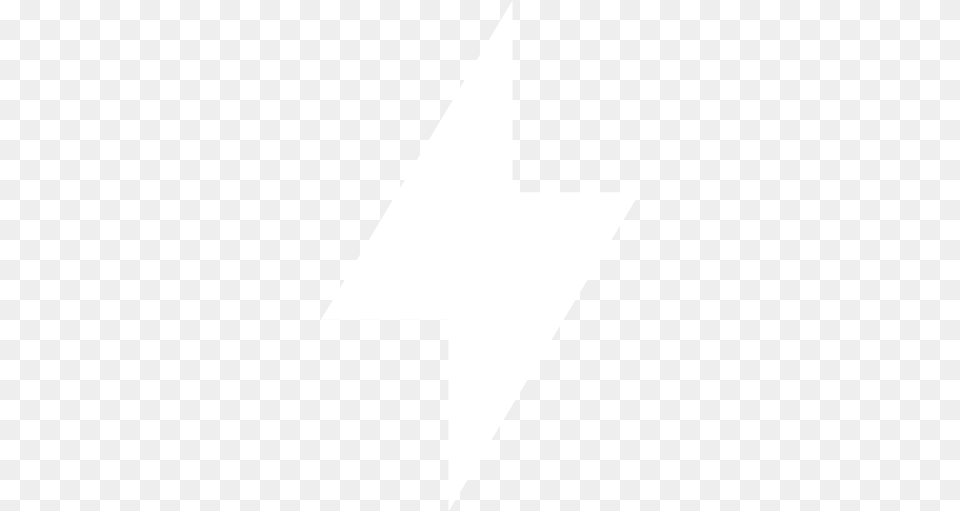 White Lightning Bolt Icons Monochrome, Triangle, Star Symbol, Symbol Free Png