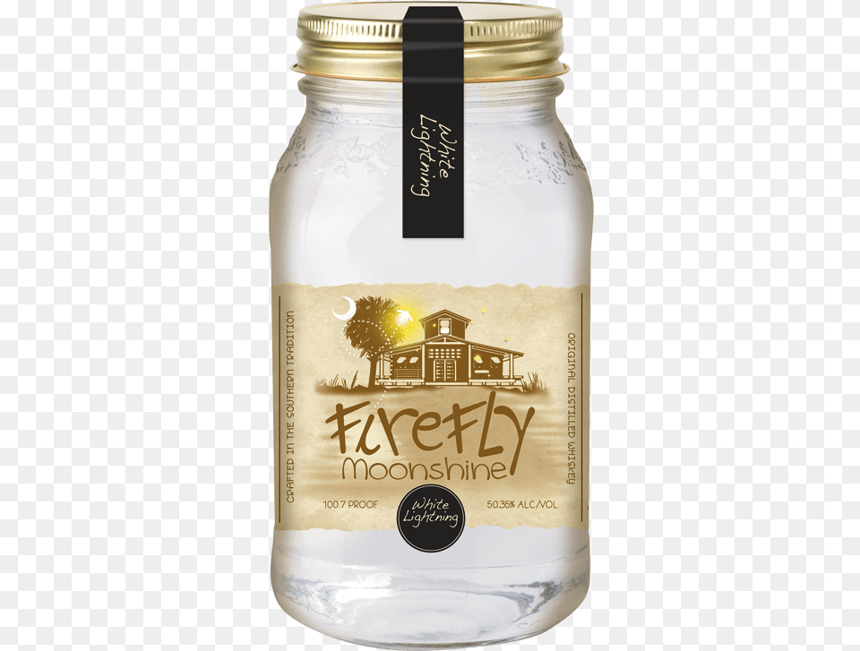 White Lightning Firefly Moonshine, Jar, Bottle, Shaker Png