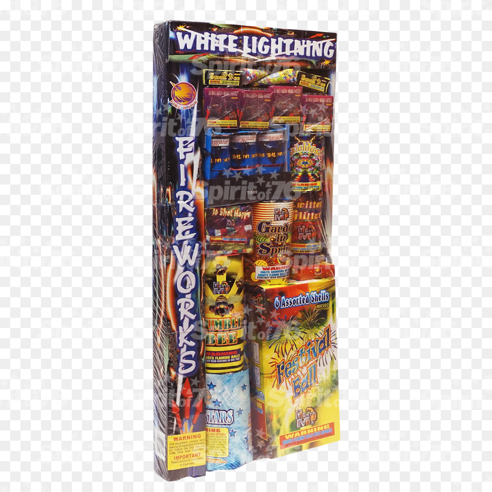 White Lightning Fireworks Assortments, Food, Sweets Free Transparent Png