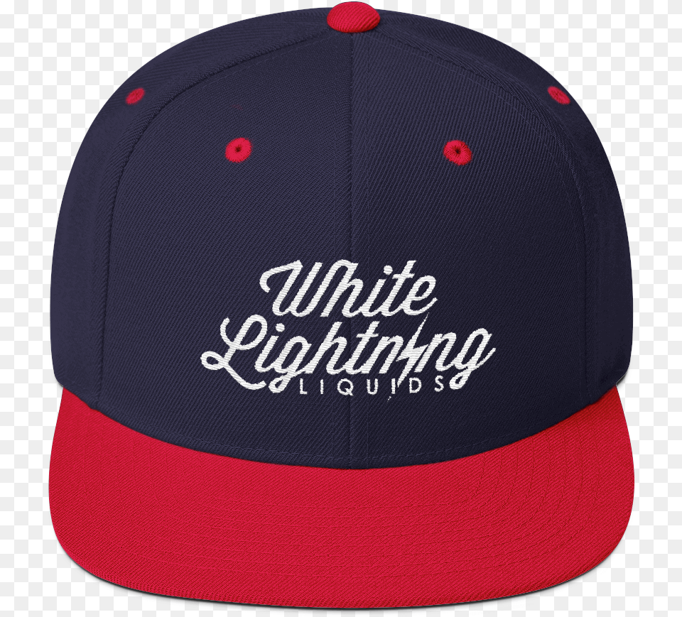 White Lightning Liquids Wool Blend Snapback Baseball Cap, Baseball Cap, Clothing, Hat Free Transparent Png