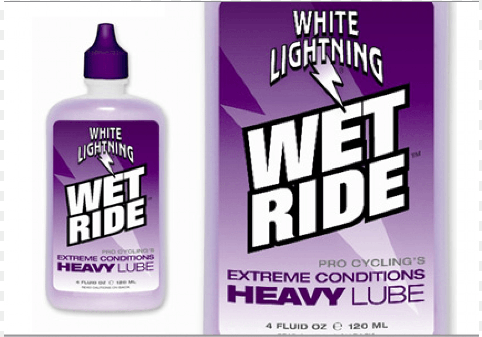 White Lightning Wet Ride Bike Lube White Lightning Wet Ride Lube 8oz Drip, Purple, Bottle, Cosmetics, Perfume Free Png