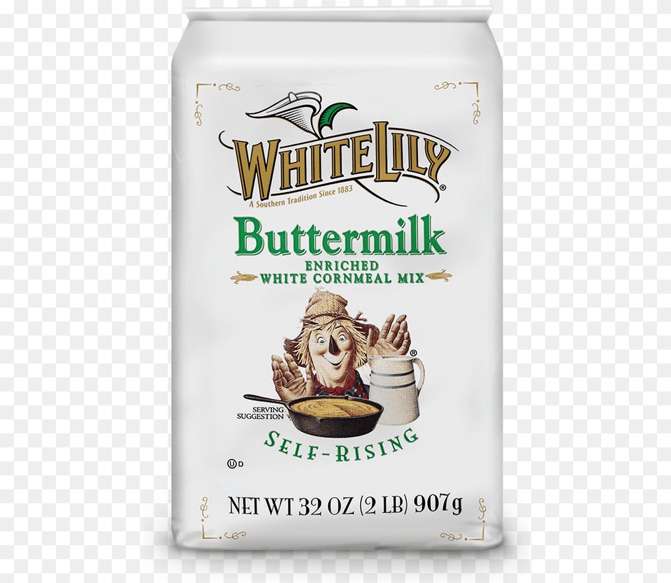 White Lily Buttermilk Cornmeal, Cup, Baby, Person, Powder Png Image