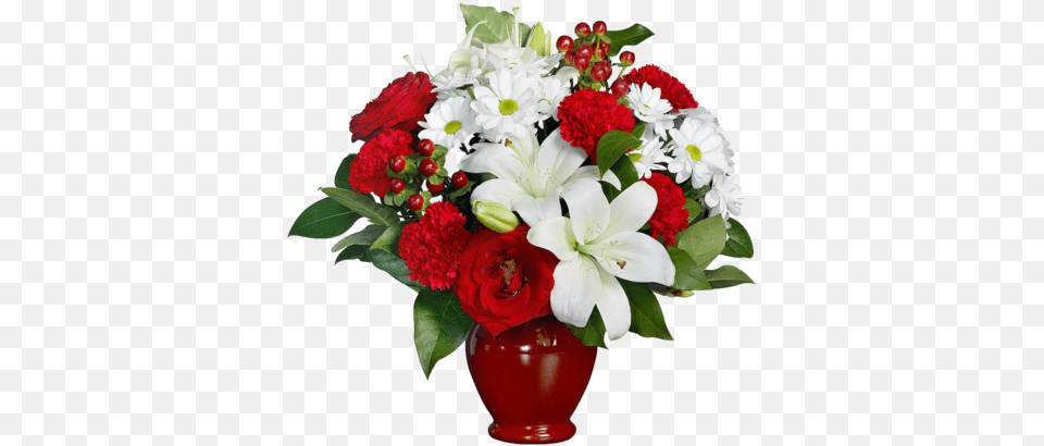 White Lily In A Bouquet Flower Bouquet, Flower Arrangement, Flower Bouquet, Plant, Rose Free Transparent Png
