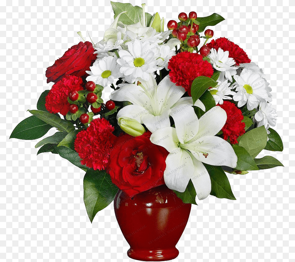 White Lily In A Bouquet Model2 Flower Bouquet, Flower Arrangement, Flower Bouquet, Plant, Rose Free Png