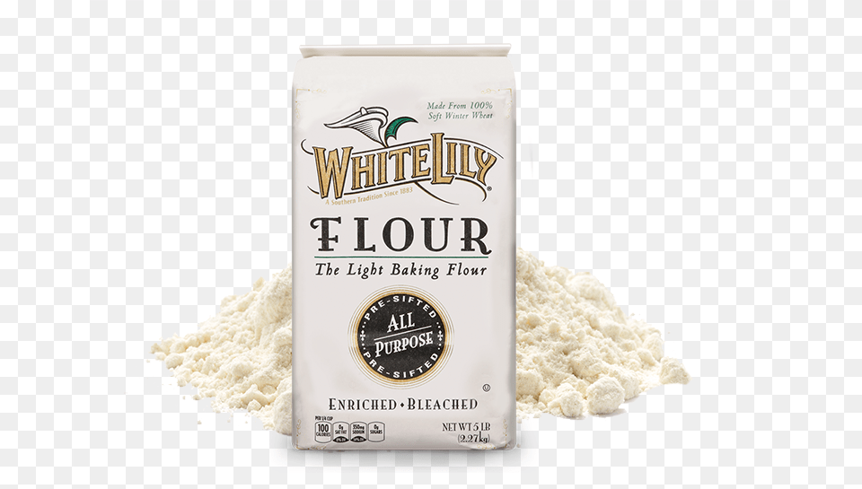 White Lily Rice Flour, Food, Powder Free Png