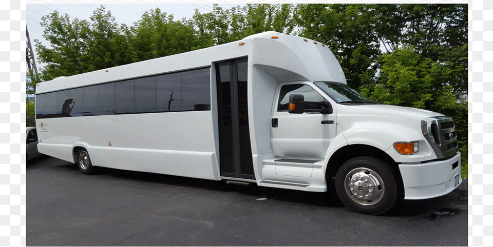 White Limo Party Bus, Transportation, Vehicle, Car, Person Free Transparent Png